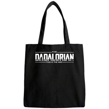 Discover Funny Dadalorian, Humor Dadalorian, Classic Dadalorian Tote Bag