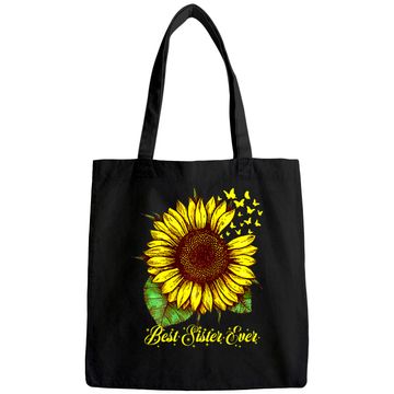Discover Womens Best Sister Ever Sunflower Gift Tote Bag