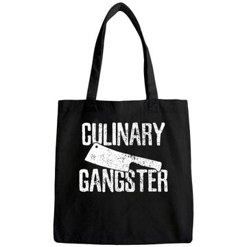 Discover Black Chef Cook Cooking Culinary Gangster Vintage Black Tote Bag Small
