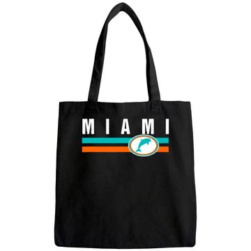Discover Miami Men's Tote Bag Retro Dolphin
