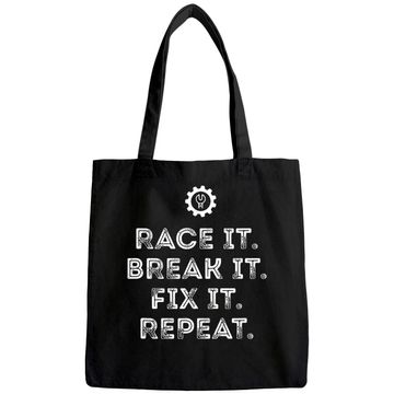 Discover Race It Break It Fix It Repeat Funny Racing Mechanic Tote Bag