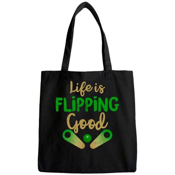 Discover Classic Retro Pinball Tote Bag - Life is Flipping Good Gift Tote Bag