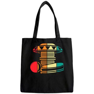 Discover Pinball Retro Vintage Arcade Game Machine Lover Gift Tote Bag
