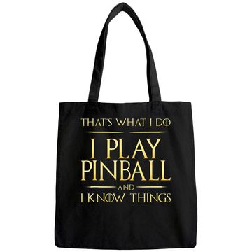 Discover I Play Pinball And I Know Things Pinball Tote Bag