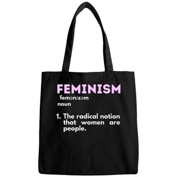 Discover Feminism Definition Feminist Empowered Women Women's Rights Tote Bag