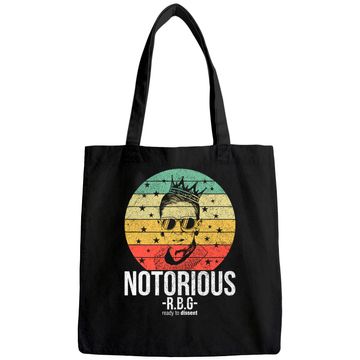 Discover Notorious RBG Ruth Bader Ginsburg Tote Bag Political Feminist Tote Bag