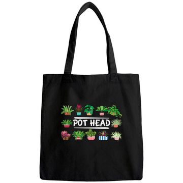 Discover Gardening Potted Plant Pot Head Tote Bag
