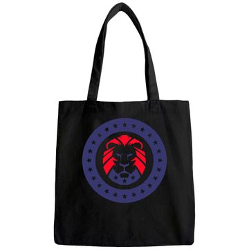 Discover Conservative Lion Patriotic Tote Bag