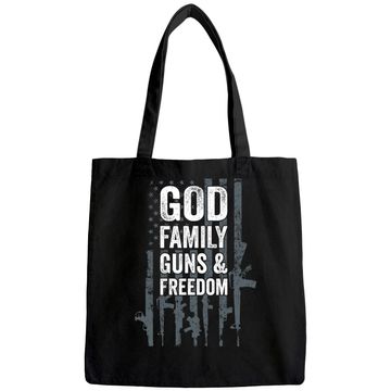 Discover Conservative GOD FAMILY GUNS & FREEDOM Tote Bag