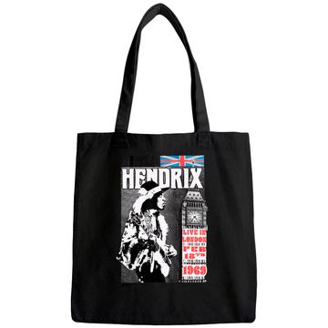Discover Jimi Hendrix - Mens Live in London Tote Bag