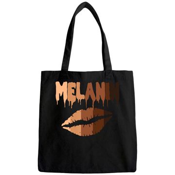 Discover Melanin Shades Drippin Black Pride Afro Queen Gift Tote Bag