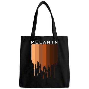 Discover Melanin Black Pride Black History Funny Gift Tote Bag