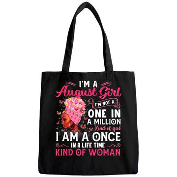 Discover August Birthday Afro Black Queen Leo Virgo Tote Bag