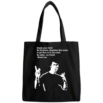 Discover Bruce Lee Quote Kung Fu Karate Tote Bag
