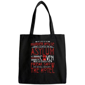 Discover Horror Stories Asylum The Hotel Tote Bag