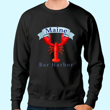 Discover Maine State Bar Harbor Lobster Sweatshirt