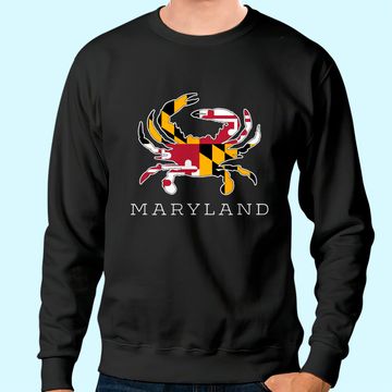 Discover Maryland State Flag Classy Sweatshirt