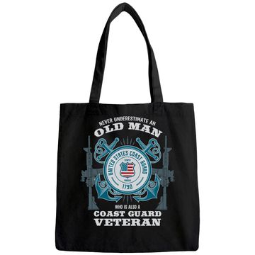 Discover U.S Coast Guard Veteran Tote Bag