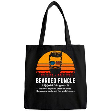 Discover Bearded Funcle Definition Mens Tote Bag