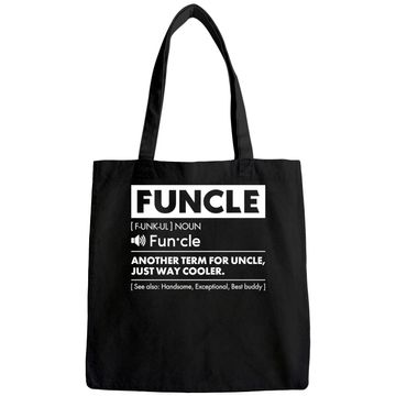 Discover Comfiv Funcle Tote Bag for Men Best Uncle Tote Bag Ever Cool Tote Bag