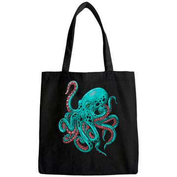 Discover Kraken Octopus Tote Bag
