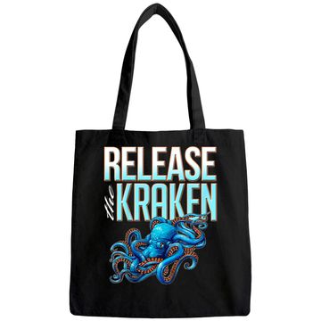 Discover Release the Kraken Great Octopus Monster Tote Bag
