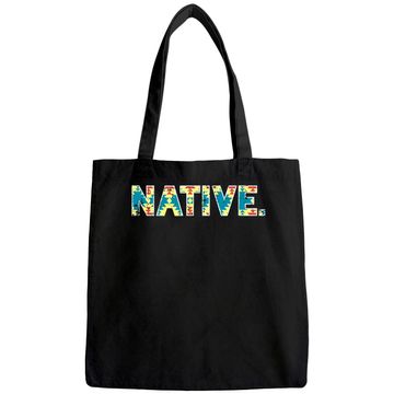 Discover Native America Native American Indigenous Distressed Tote Bag