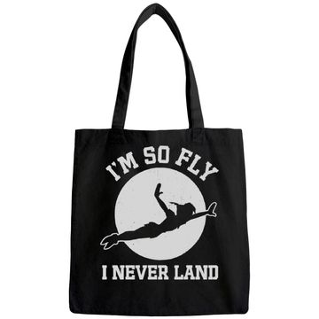 Discover Peter Pan I'm So Fly I Never Land Tote Bag