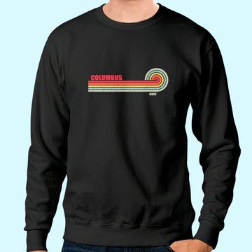 Discover Columbus Ohio City State Hometown Vintage Sweatshirt
