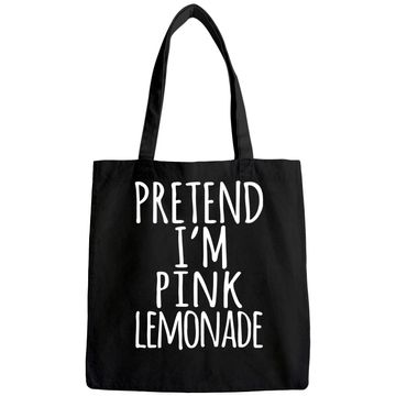 Discover Lazy Halloween Costume Pretend I'm Pink Lemonade Tote Bag