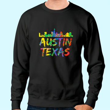 Discover Austin Texas Skyline Sweatshirt