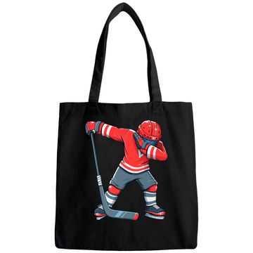 Discover Kid Ice Hockey Dab Apparel, Dabbing Player Youth Tote Bag