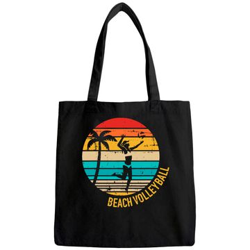 Discover Beach volleyball vintage retro Tote Bag
