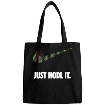 Discover Just Hodl It Hold Bitcoin Ethereum Tote Bag