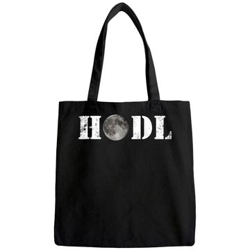 Discover Crypto Merch, Hodl Moon Cryptocurrency  Tote Bag