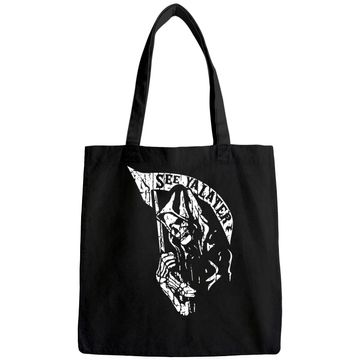 Discover Grim Reaper See Ya Later Tote Bag