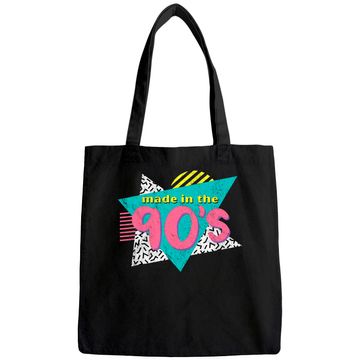 Discover Made In The 90's Retro Vintage 1990's Birthday Tote Bag