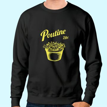 Discover Retro Poutine Sweatshirt