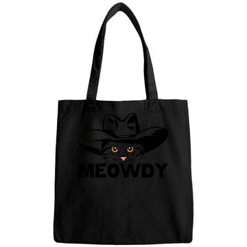 Discover Meowdy -Mashup Between Meow and Howdy - Cat Meme Tote Bag
