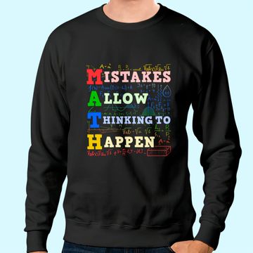 Discover Math Teacher Math Student Mathematics Sweatshirt