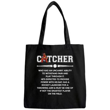 Discover Baseball Lover - Catcher Definition Tote Bag