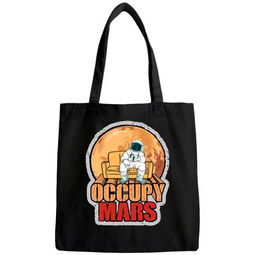 Discover Elon Musk Occupy Mars Tote Bag