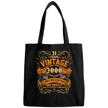 Discover Born In 2000 Vintage 21st Birthday Gift Party Tote Bag