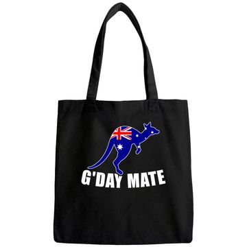 Discover Australia Flag Kangaroo Tote Bag