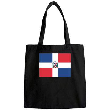 Discover AIFRIS Dominican Republic Flag Cotton Tote Bag