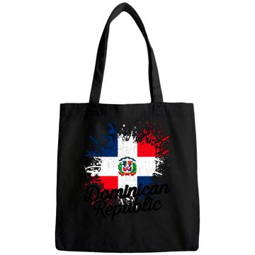 Discover Dominican Republic Patriotic Flag Premium Tote Bag