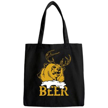 Discover Beer Deer Bear Tote Bag