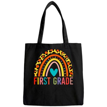 Discover First Grade Rainbow Girls Boys Teacher Team Tote Bag