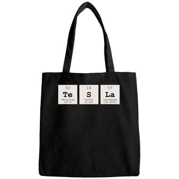 Discover Periodic Table Tesla Tote Bag