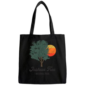 Discover Retro Joshua Tree National Park Vintage Hiking Camping Tote Bag